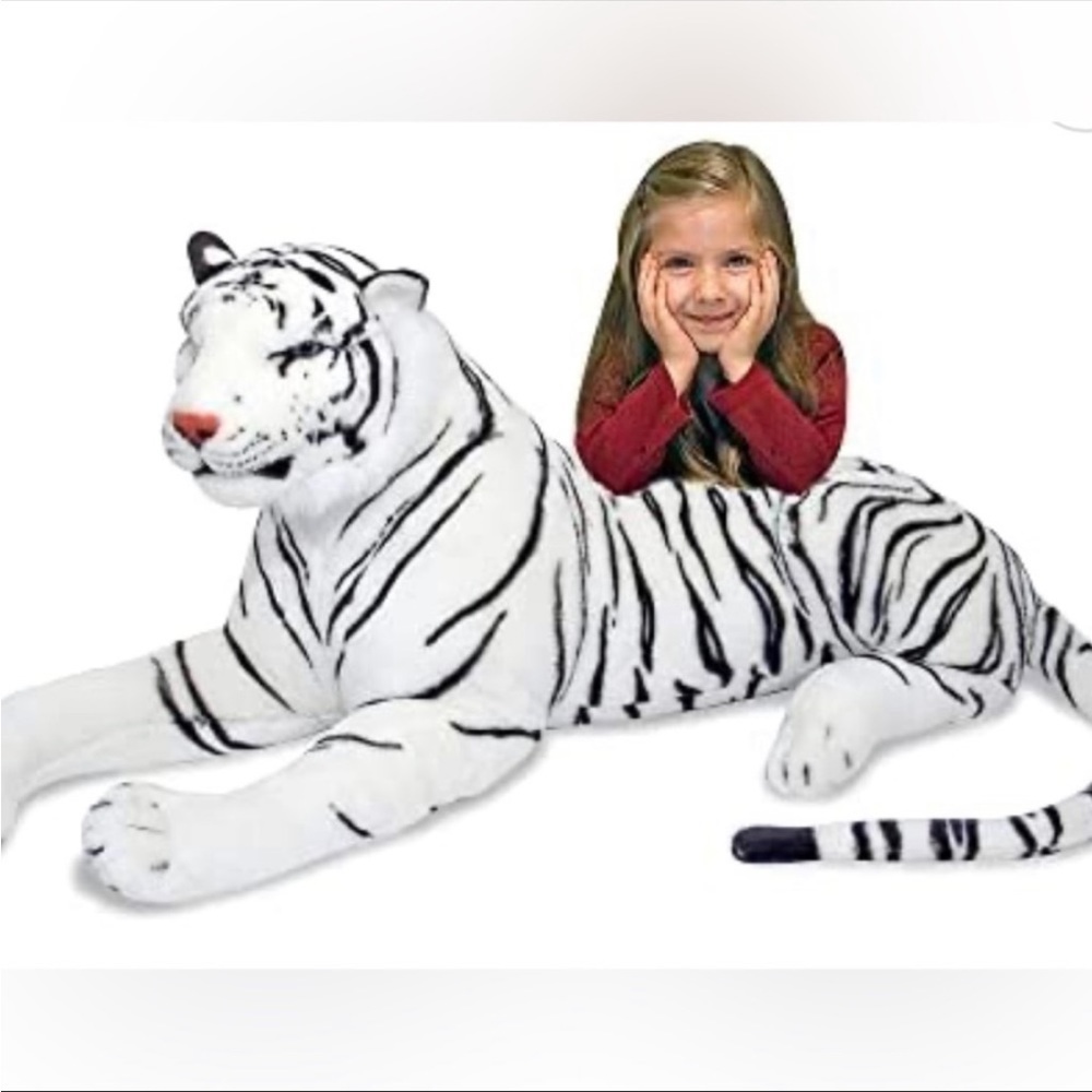Melissa and Doug white tiger!